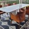 Mid-Century Dining Table in Calacatta Marble, 1970s 4
