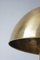 German Ceiling Lamp in Brass by Florian Schulz, 1970s 4