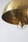 German Ceiling Lamp in Brass by Florian Schulz, 1970s, Image 5