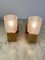 Vintage Wall Lamps in Pine and Glass, 1960s, Set of 2 8