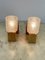 Vintage Wall Lamps in Pine and Glass, 1960s, Set of 2 11