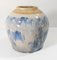 Mid-Century Chinese Chinoiserie Abstract Blue and White Ginger Jar 5
