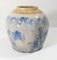 Mid-Century Chinese Chinoiserie Abstract Blue and White Ginger Jar, Image 5