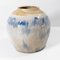 Mid-Century Chinese Chinoiserie Abstract Blue and White Ginger Jar 4
