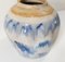 Mid-Century Chinese Chinoiserie Abstract Blue and White Ginger Jar, Image 6