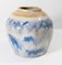 Mid-Century Chinese Chinoiserie Abstract Blue and White Ginger Jar 3