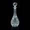 Tall Vintage English Cut Glass Port Decanter, 1960s 1