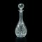 Tall Vintage English Cut Glass Port Decanter, 1960s, Image 1