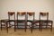 Italian Teak Dining Chairs by Gianfranco Frattini, 1960, Set of 4 27