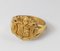 Chinese 24k .999 Gold Ring with Shou Characters and Bat 3