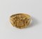 Chinese 24k .999 Gold Ring with Shou Characters and Bat 4