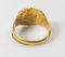 Chinese 24k .999 Gold Ring with Shou Characters and Bat 6