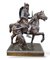 Chef galo a caballo, siglo XIX, bronce, Imagen 1