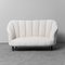 Vintage Zwei-Sitzer Sofa aus Stoff & Holz, 1960er 7