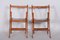 Chaises Pliantes Mid-Century en Hêtre, 1950s, Set de 3 14