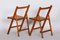 Mid-Century Beech Folding Chairs, 1950s, Set of 3, Image 11