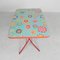 Childrens Folding Table with Floral Print, 1960s 7