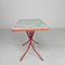 Childrens Folding Table with Floral Print, 1960s 5