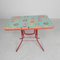 Childrens Folding Table with Floral Print, 1960s 14