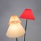 Floor Lamp with 3 Plastic Shades, 1950s 3