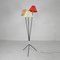 Floor Lamp with 3 Plastic Shades, 1950s 16