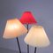 Floor Lamp with 3 Plastic Shades, 1950s 15