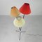 Floor Lamp with 3 Plastic Shades, 1950s 19