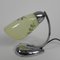 Art Deco Schreibtischlampe mit Glasschirm, 1920er 3