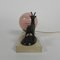 Art Deco Desk Lamp with Deer and Glass Ball, 1930s, Image 5