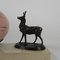 Art Deco Desk Lamp with Deer and Glass Ball, 1930s 2
