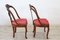 Set of Early 19th Century Dining Chairs in Carved Walnut 7
