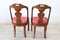 Set of Early 19th Century Dining Chairs in Carved Walnut 6