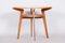 Small Mid-Century Oak Side Table, 1950s, Image 7