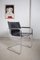 Chaises Cantilever Bauhaus Vintage en Cuir, 1980s, Set de 5 7