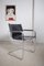 Sedie cantilever Bauhaus vintage in pelle, anni '80, set di 5, Immagine 7