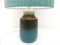 Scandinavian Blue Ceramic Lamp, 1960 2