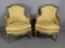 Louis XV Yellow Armchairs, Set of 2, Image 7