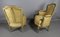 Louis XV Yellow Armchairs, Set of 2, Image 5