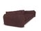 Canapé Moderne Comfy en Tissu Famiglia Bordeaux par Collector 4