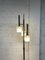 Vintage Floor Lamp in Brass and Opaline Glass, 1950s, Image 13