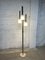 Lampadaire Vintage en Laiton et Verre Opalin, 1950s 5