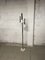 Lámpara de pie vintage de latón y vidrio opalino, años 50, Imagen 2