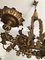 Florentine Chandelier with Leaves and Flowers in Golden Iron, 1880s 12