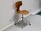 Sedia da ufficio nr. 3113 vintage girevole di Arne Jacobsen per Fritz Hansen, anni '60, Immagine 3