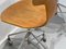 Sedia da ufficio nr. 3113 vintage girevole di Arne Jacobsen per Fritz Hansen, anni '60, Immagine 6