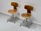 Vintage Model 3113 Swivel Office Chairs by Arne Jacobsen for Fritz Hansen, 1960s, Set of 2 2