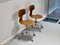 Vintage Model 3113 Swivel Office Chairs by Arne Jacobsen for Fritz Hansen, 1960s, Set of 2 6