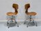 Vintage Model 3113 Swivel Office Chairs by Arne Jacobsen for Fritz Hansen, 1960s, Set of 2 3