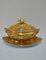 Sopera de porcelana con polvo de oro y pintado a mano, Imagen 4