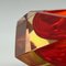 Jarrón Sommerso de cristal de Murano atribuido a Flavio Poli, años 60, Imagen 7